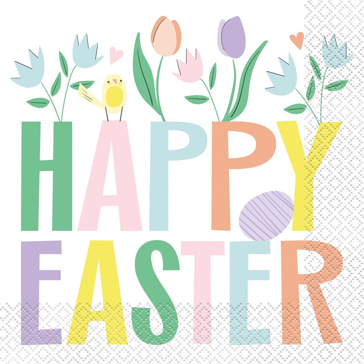 Happy Easter Luncheon Napkins 2ply Pk/16