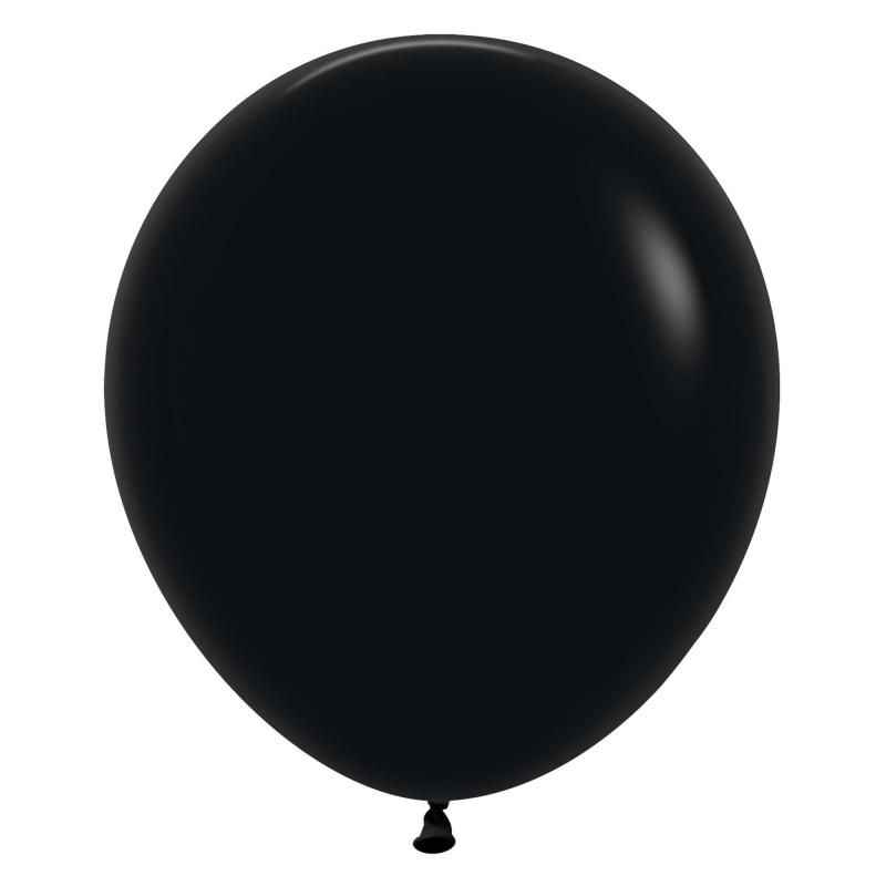 Balloons 46cm Fashion Black Pk 25