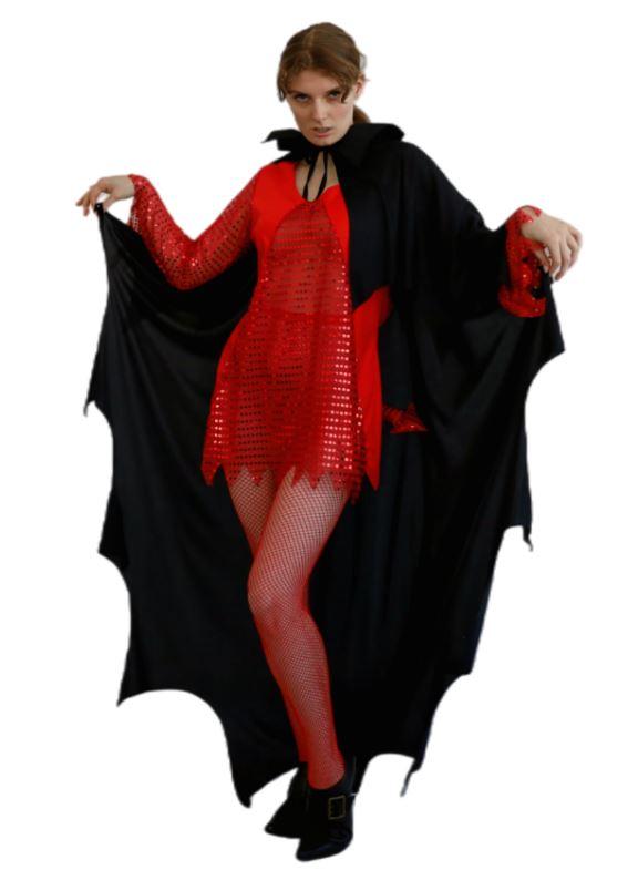 Costume Adult Black Vampire/Bat/Dracula
