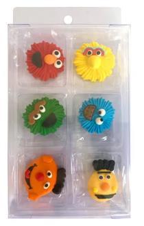 Edible Icing Decorations Sesame Street Pk/6