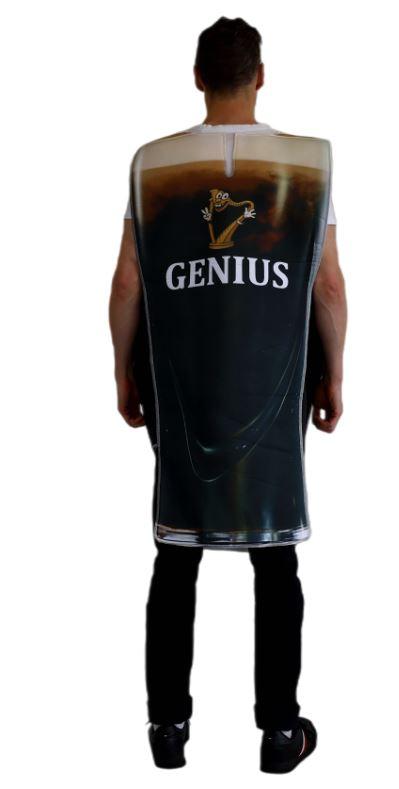 Costume Adult Genius Beer Pint/Glass Ireland/Irish Double Sided One Size