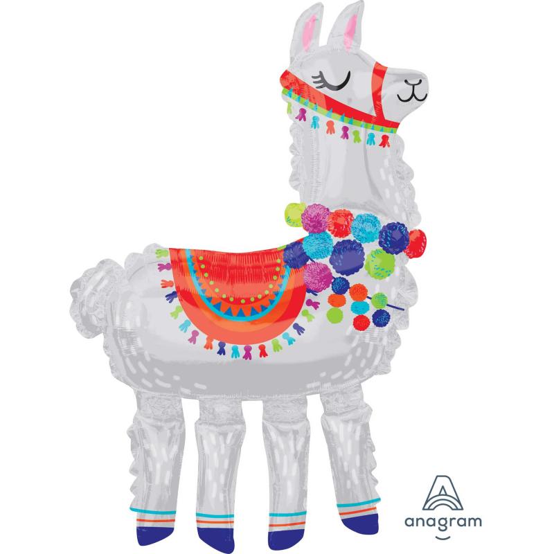 Balloon Foil Animal Llama AirWalker 147cm x 96cm