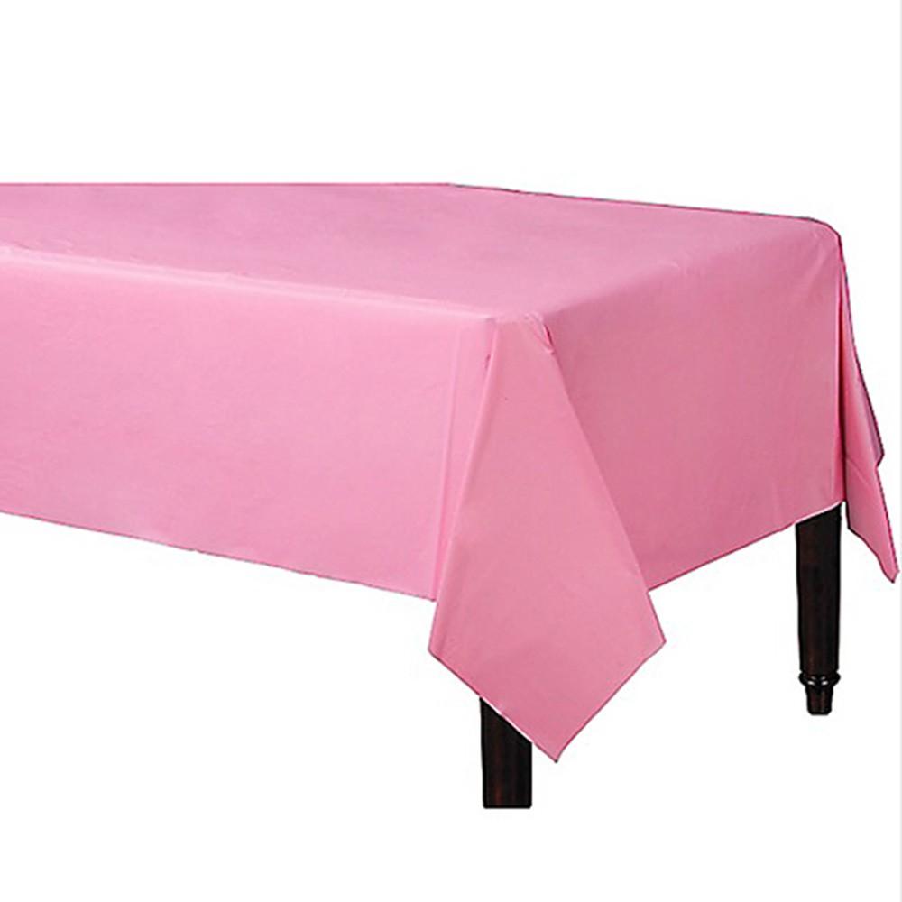 Tablecover Plastic Rectangle New Pink