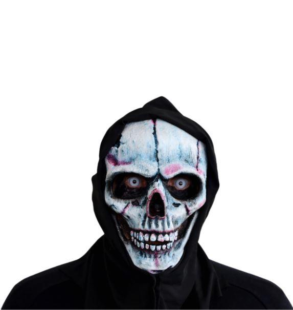 Mask Skull/Skeleton Hooded Halloween/Horror Deluxe