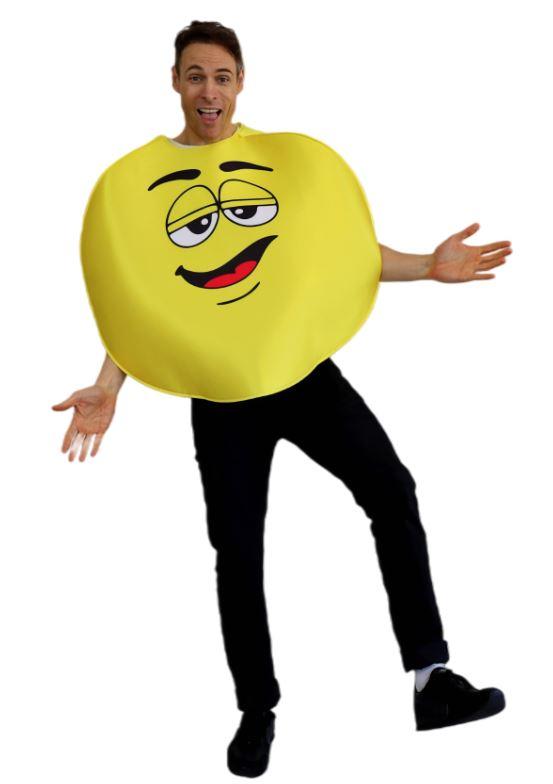 Costume Adult Coloured Chocolate Yellow Comical/Funny One Size