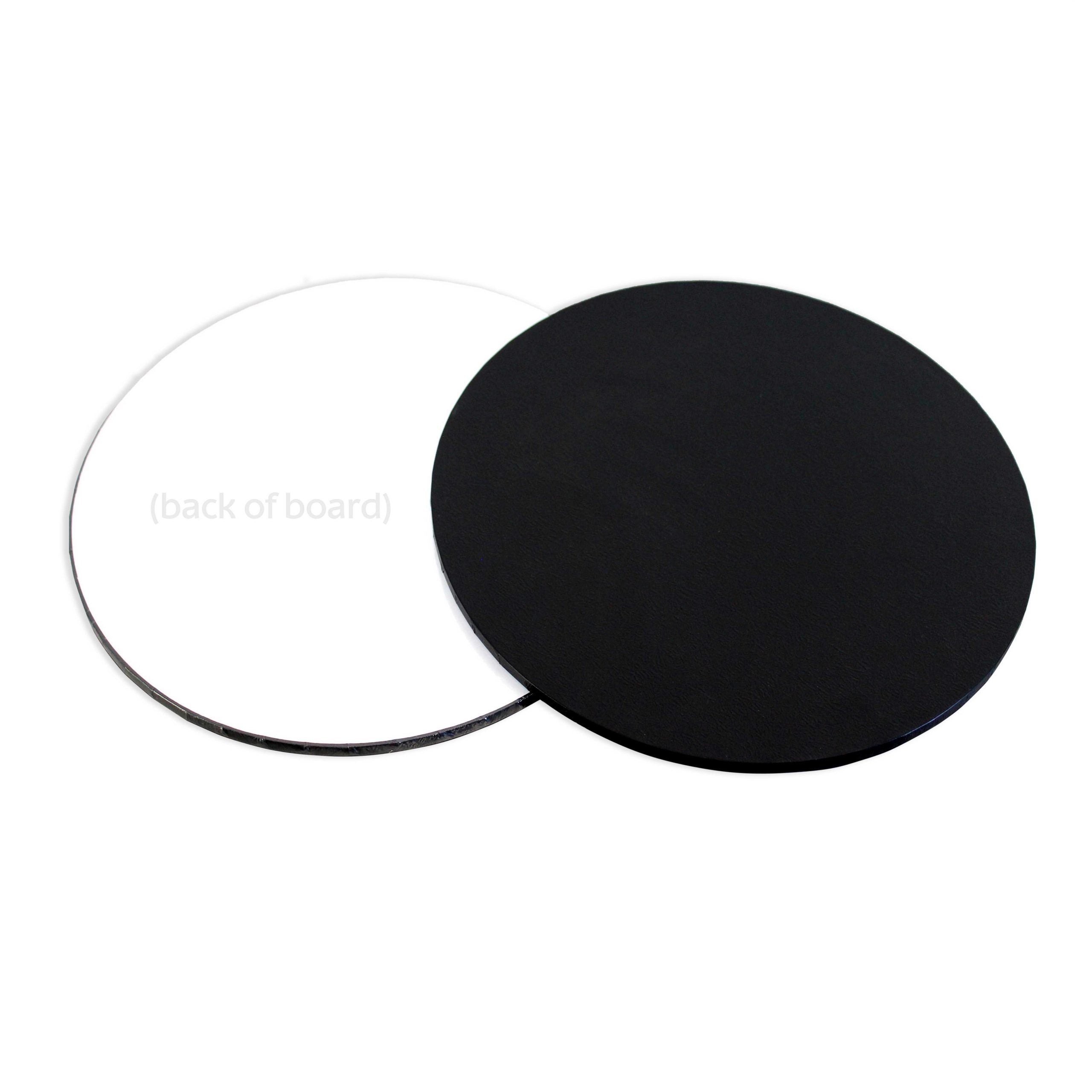 Cake Board MDF Round Black 15 Inch Cake Decorating