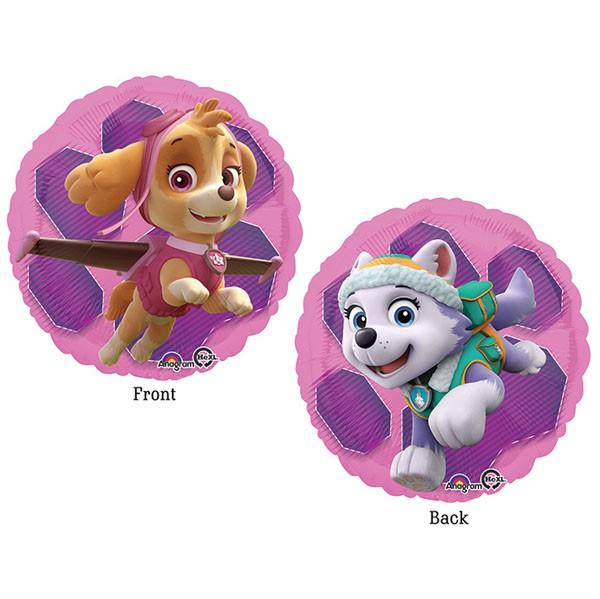 Balloon Foil 45cm Paw Patrol Skye & Everest