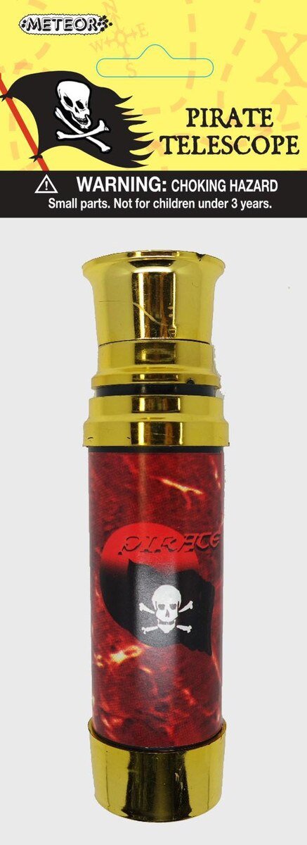 Pirate Telescope Gold Plated Detail 30cm Extended Length Costume Accessory