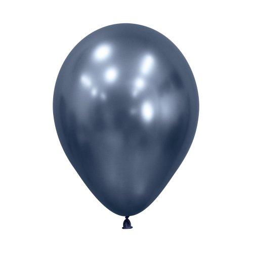 Latex Balloons 30cm Reflex Galaxy Blue Pk 50