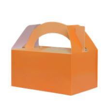 Loot/Favour/Gift Lunch Box Tangerine Orange Pk 5