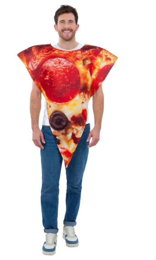 Costume Adult Food Pizza Slice Poncho