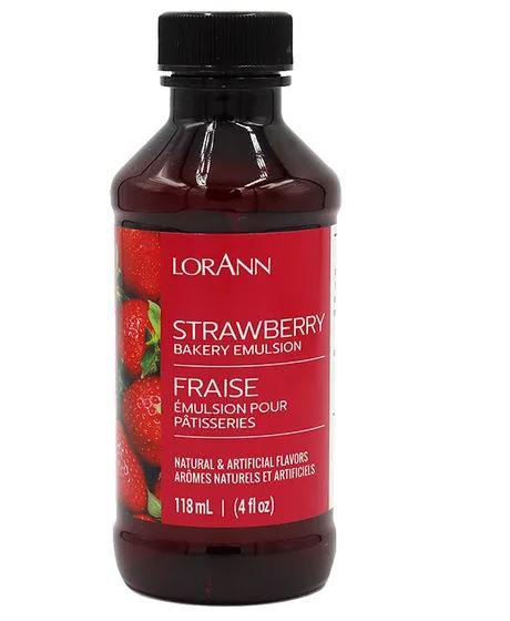 Strawberry Lorann Oil Flavour Emulsion 4oz (118ml)