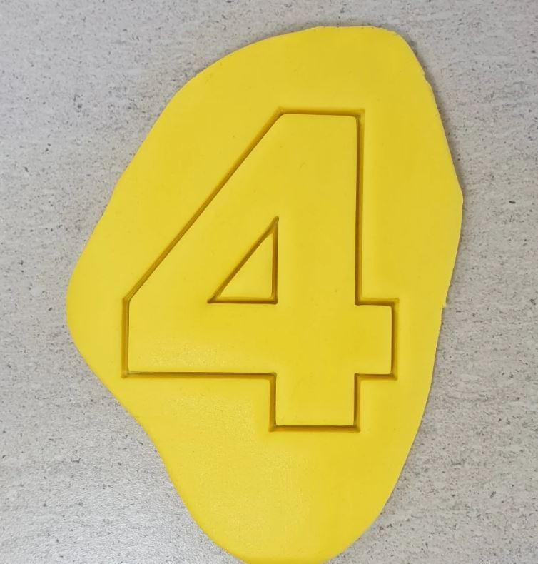 Number Wide Version Cookie/Biscuit Cutter Full Set 70m