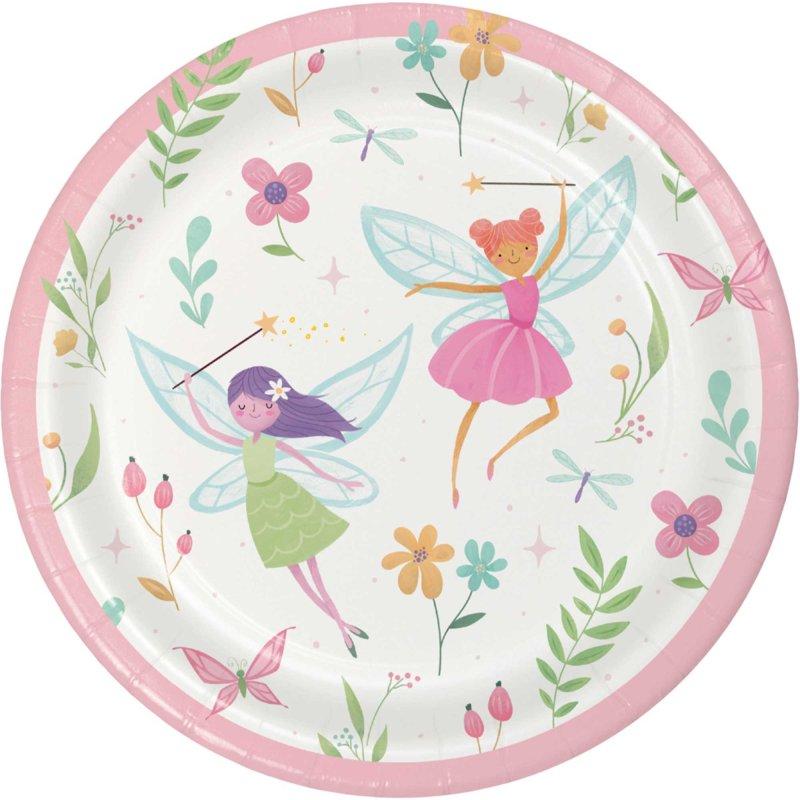 Fairy Forest Plates 17cm Pk/8
