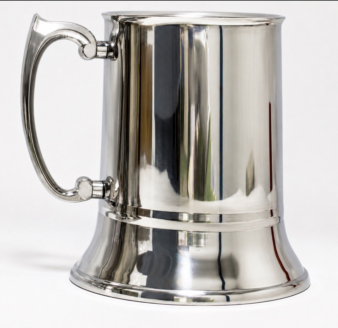 Gift Beer Mug/Stein Elegant Stainless Steel Plain/Blank Deluxe