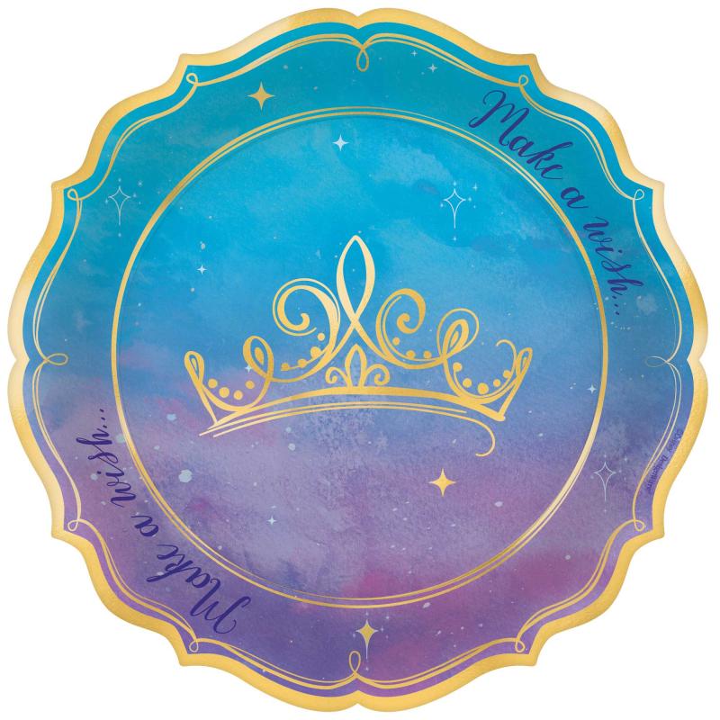 Princess Princess Paper Plates Once Upon a Time 17cm Pk/8