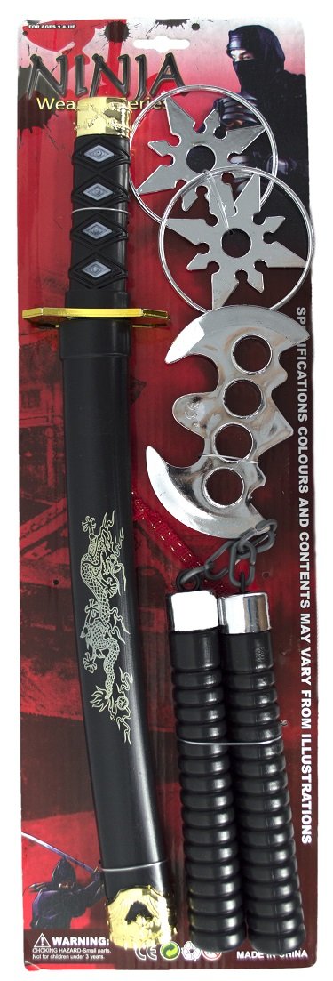 Ninja Weapon Set Costume Accessory