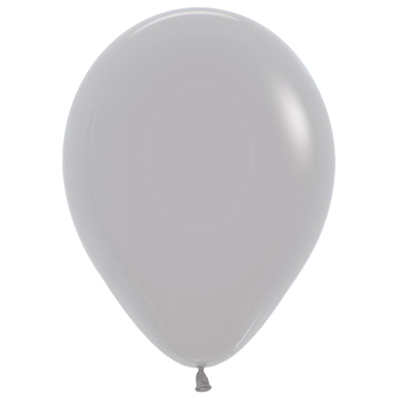 Latex Balloons 30cm Fashion Grey Pk 100