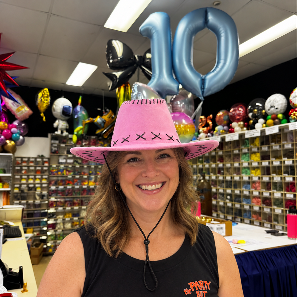 Hat Cowboy/Cowgirl Pink Costume Accessory