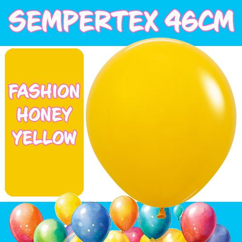Balloons 46cm Fashion Honey Yellow Sempertex Pk 25
