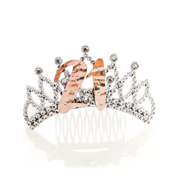 Tiara 21st Birthday Rose Gold And Silver