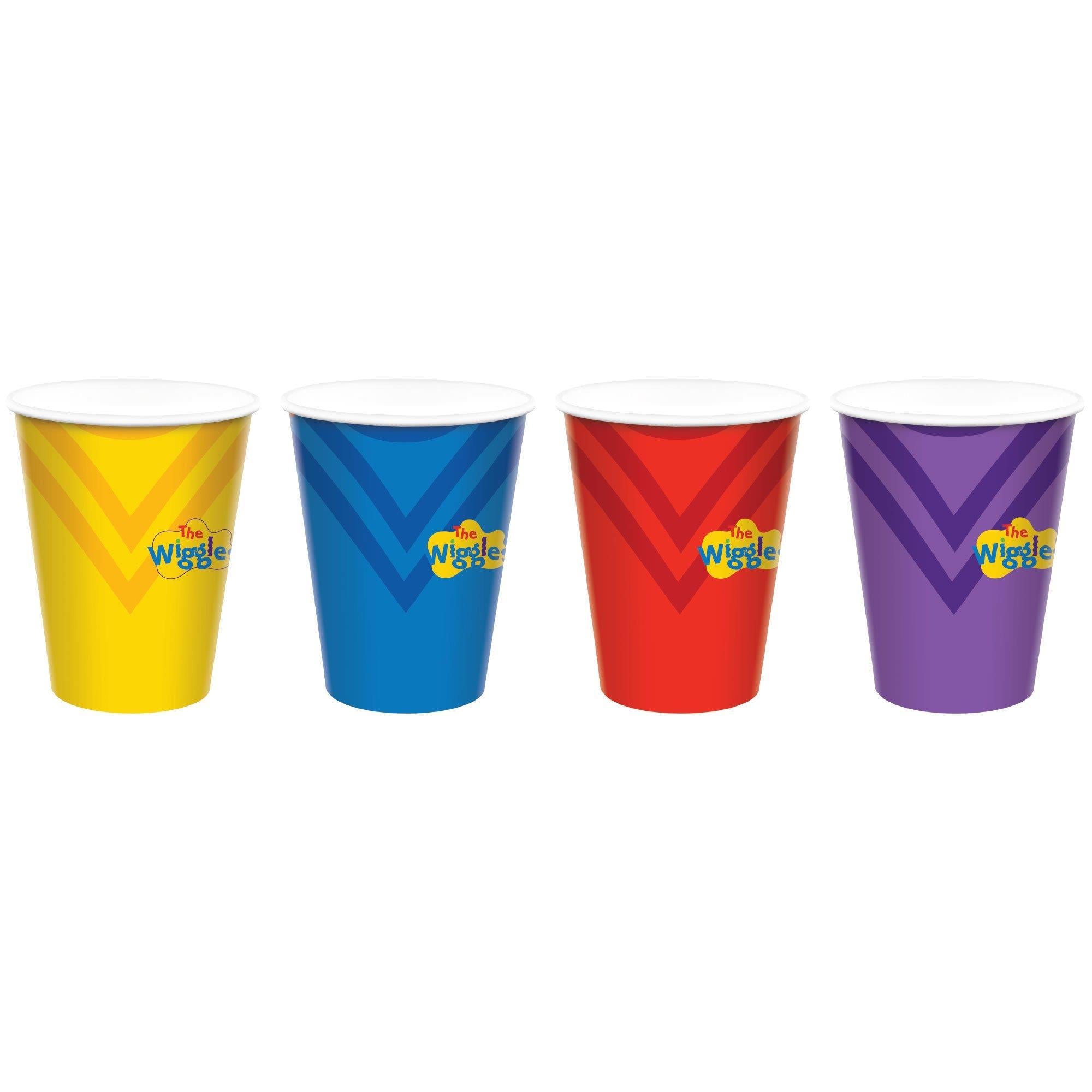 The Wiggles Party Cups 266ml Pk/8 Each