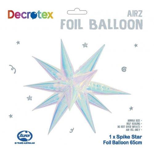 Balloon Starburst Iridescent 65cm