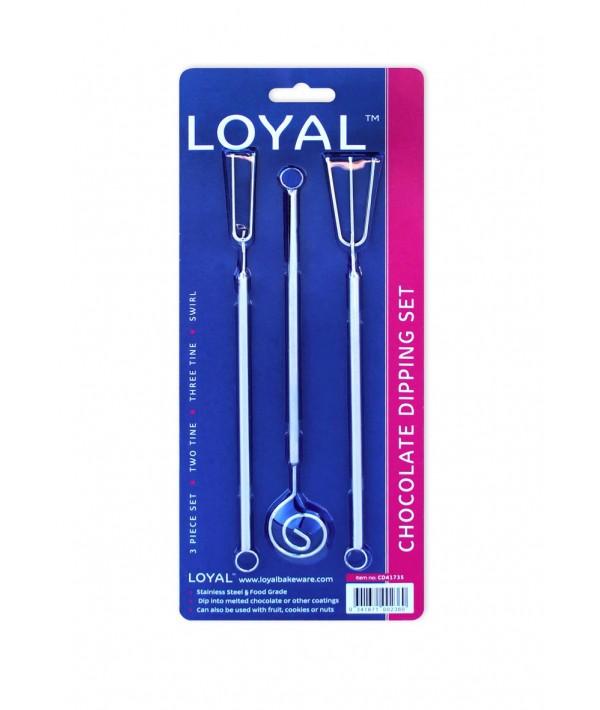 Chocolate Dripping Set/Tools 3 Piece Loyal Brand