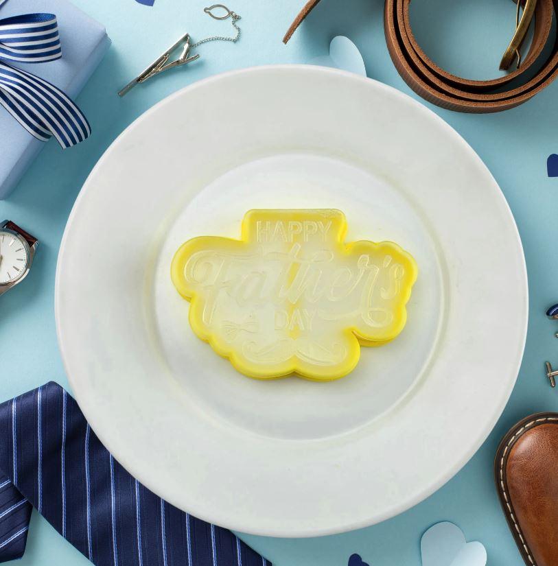 Happy Fathers Day Cookie/Biscuit Cutter And Debosser Set