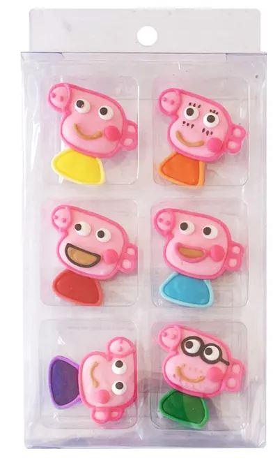 Edible Icing Decorations Peppa Pig Pk/6