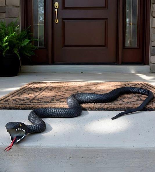 Snakes Cobras Black 75cm Long Realistic Soft/Elastic Animal Costume Props
