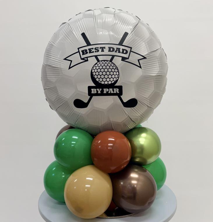 Fathers Day Best Dad By Par Centrepiece