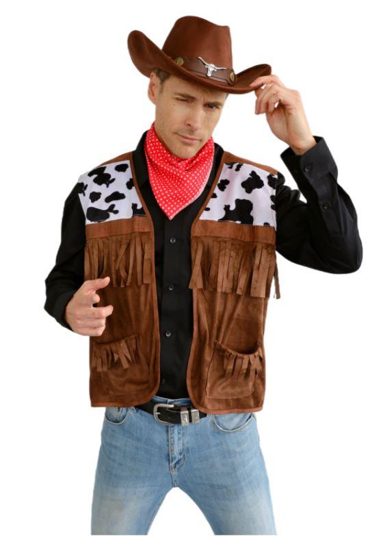 Costume Adult Wild West Cowboy/Cowgirl Vest