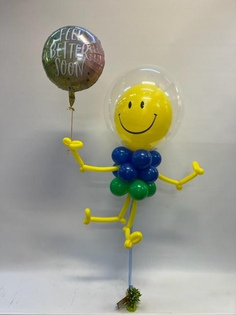 Balloon Bouquet Smiley Person