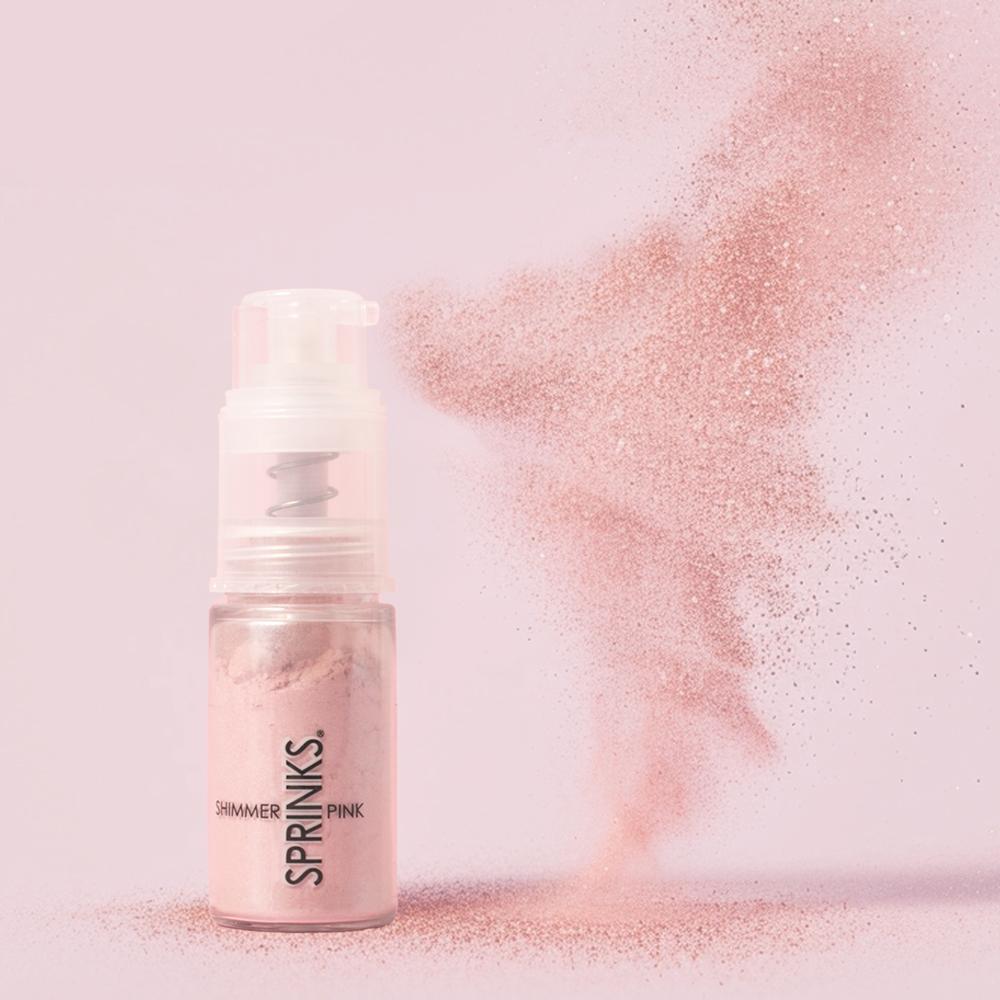 Cake Decorating Pump Shimmer Light Pink Micro Lustre Dust 4g