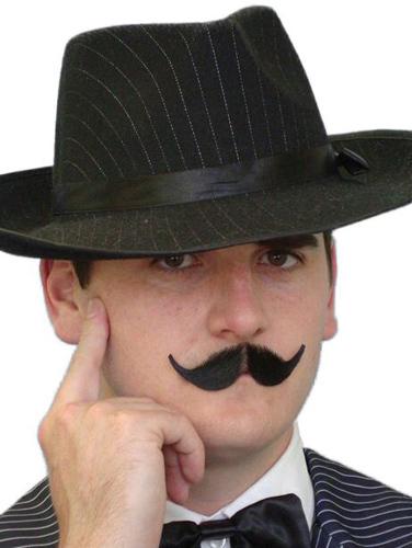 Moustache French Inspector Black