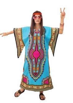 Costume Adult 1960s/1970s Hippy Dashiki Dress