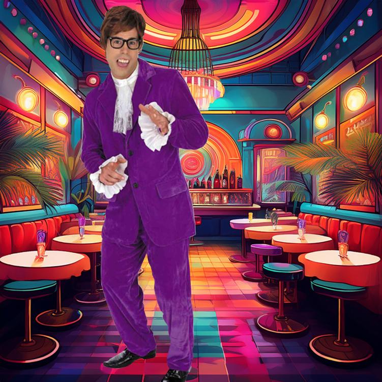 Costume Adult Gigolo Spy 1960s