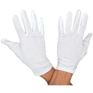 Gloves White Short Costume Accessory
