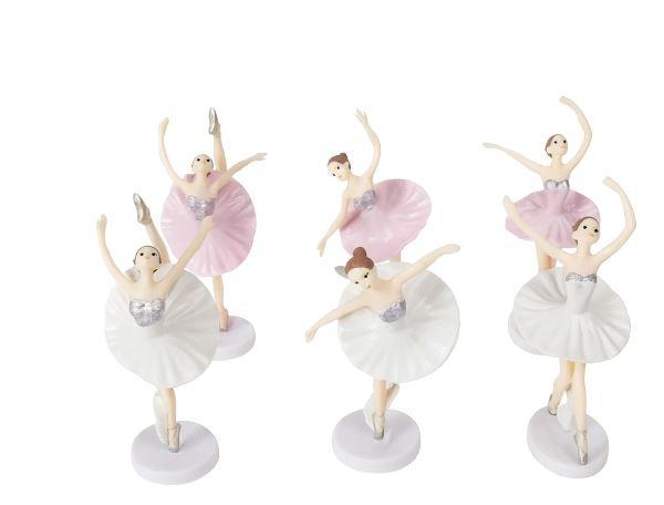 Cake Topper/Decorating Set Ballet Dance Girls Pk/6