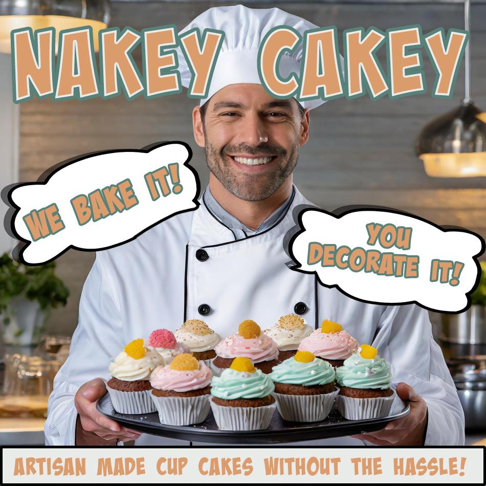 NAKEY CAKEY NAKED CUP CAKES WHITE CHOCOLATE MUD PK/12