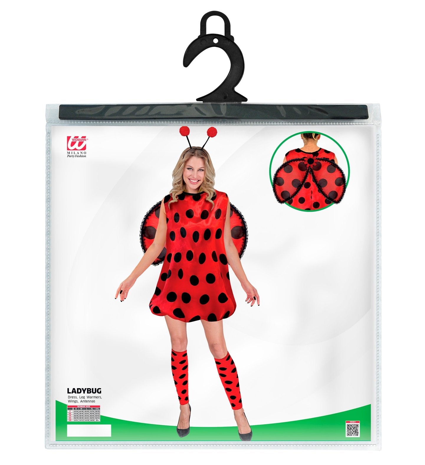 Costume Adult Animal Insect Ladybug/Bird Red & Black