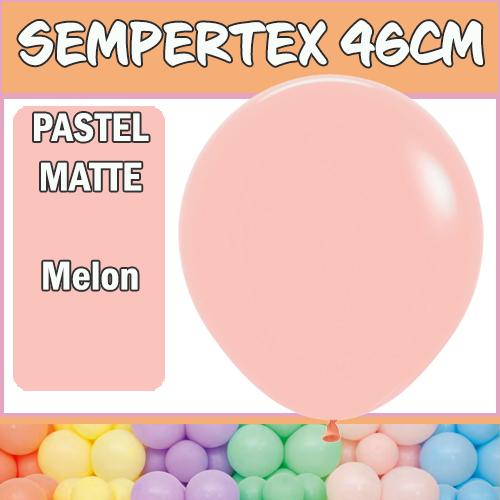 Balloons 46cm Pastel Matte Melon Pk 25