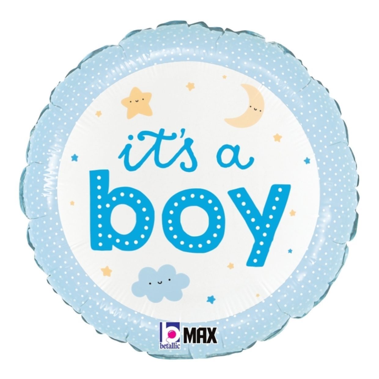 Balloon Foil 45cm Its A Boy Blue Onesie (Helium Not Included)