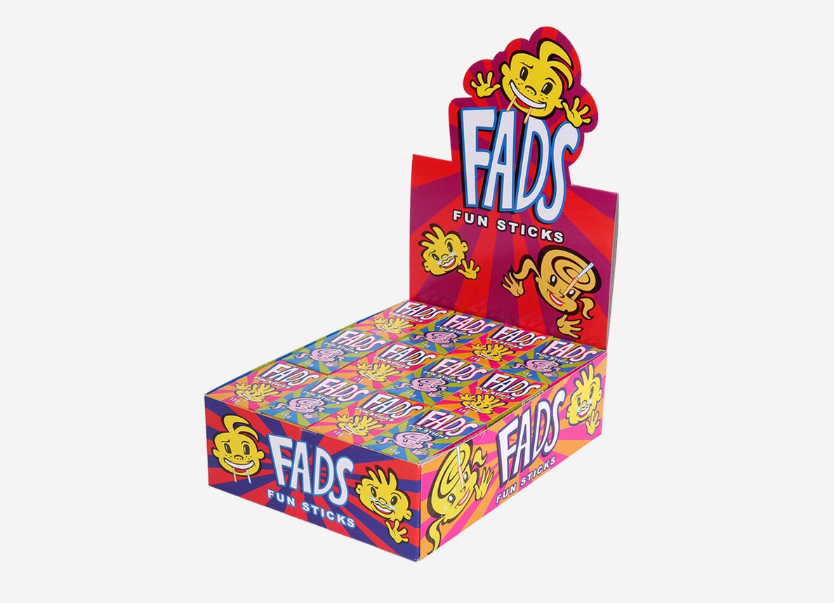 Confectionary Lollies Fads Funs Sticks Riviera Each/Per 15g Pack
