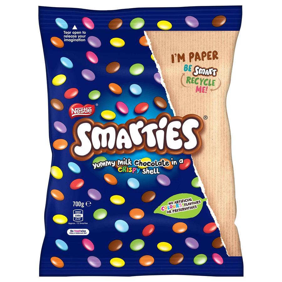 Confectionary Chocolate Smarties Allens 700g