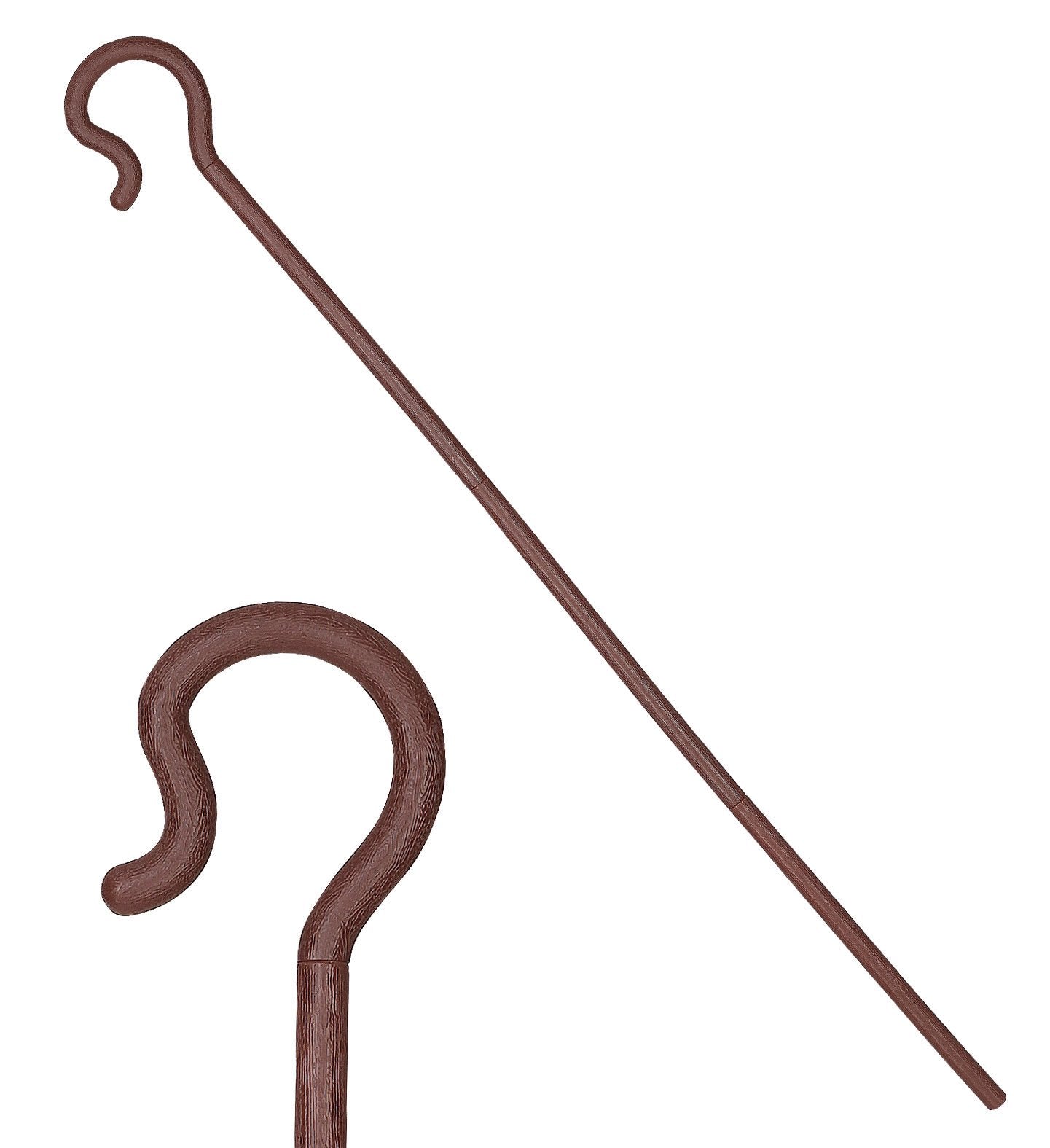 Costume Prop Cane/Crook Shepherd Collapsible 148cm