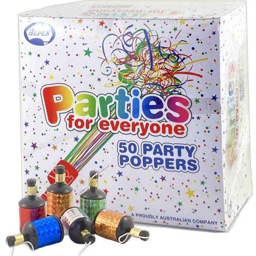 Party Poppers Noisemakers Bulk Pk/50