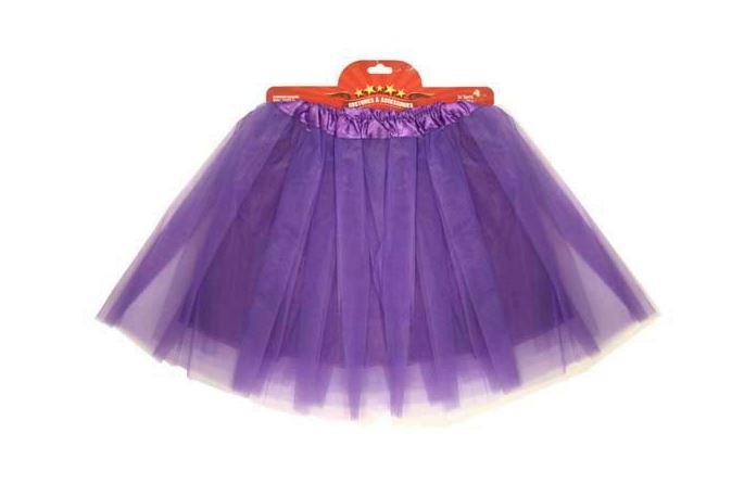 Tutu Adult Size Purple 40cm 1980s Costume Accessory
