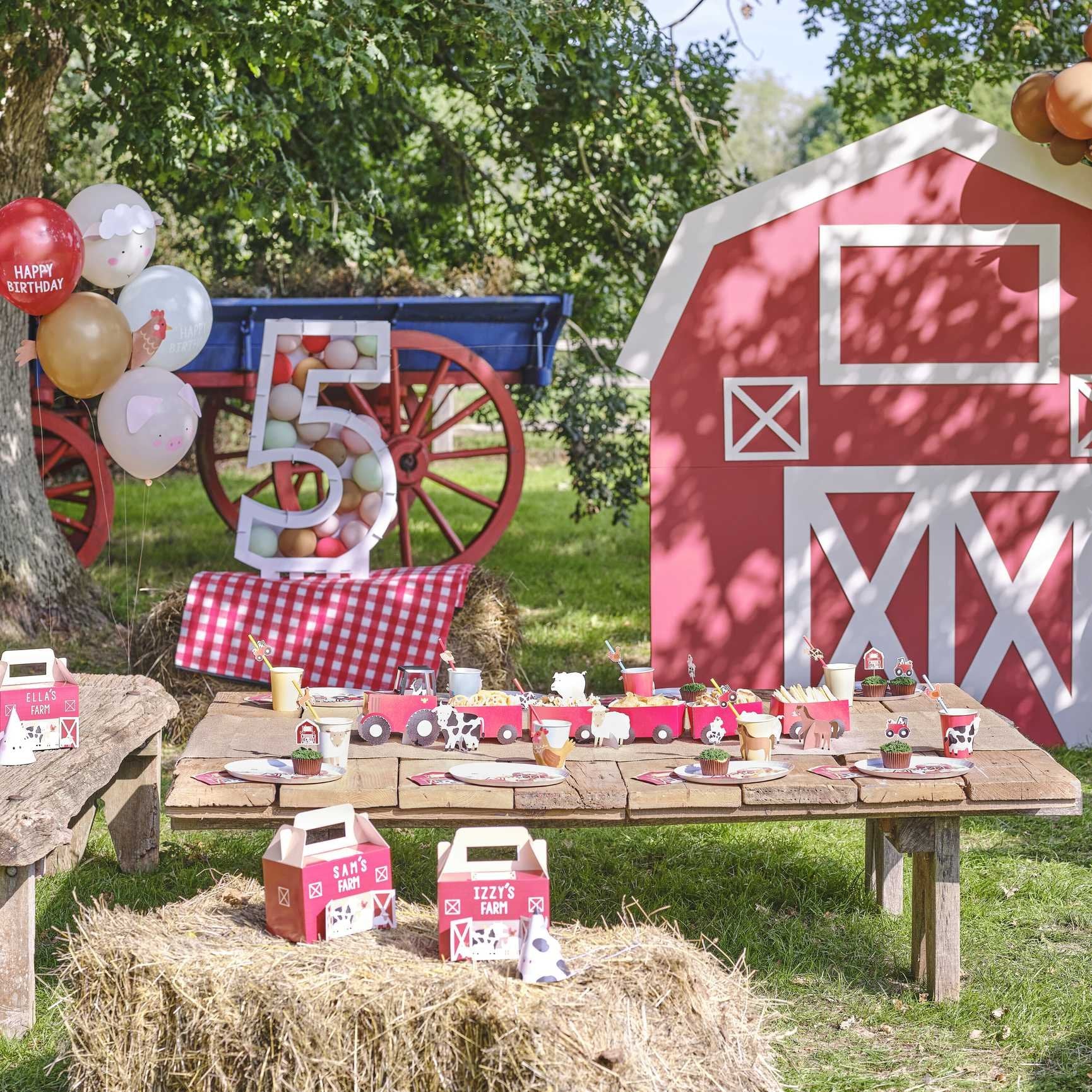 Farm Friends Cake Cupcake Toppers Pk 12